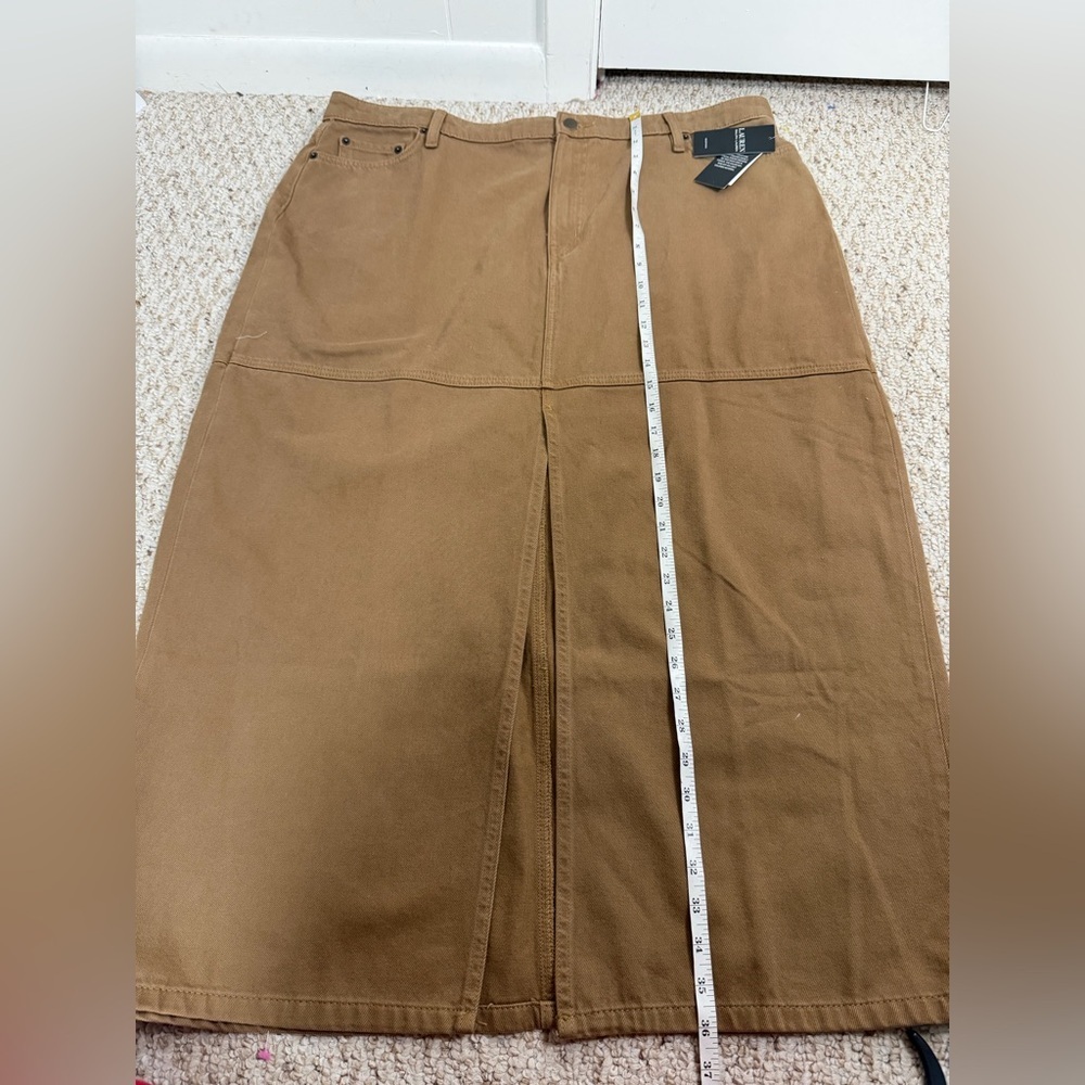 Lauren Ralph Lauren classic denim maxi pencil skirt size 16W New with tag - Picture 10 of 11